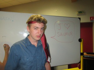 I'm not sure about Jordan, but he loves Saumur!
